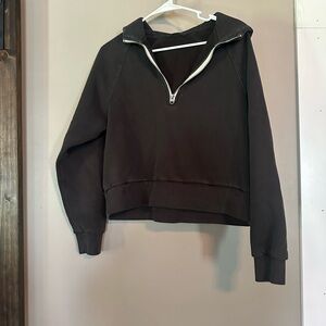 Vuori Dark Gray Half-Zip Sweater